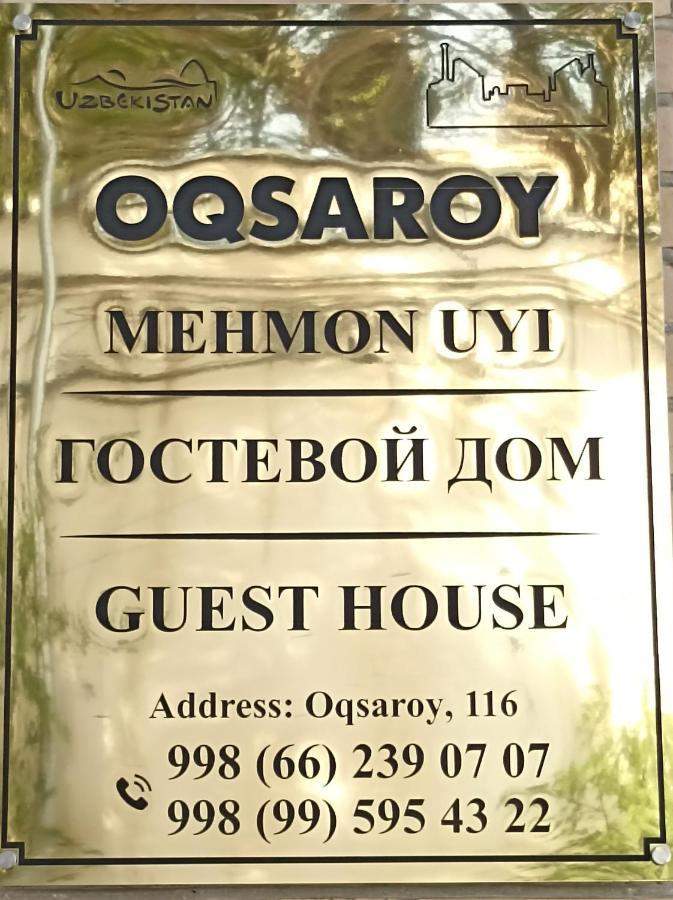 Oqsaroy Samarkand Guest House Exterior photo